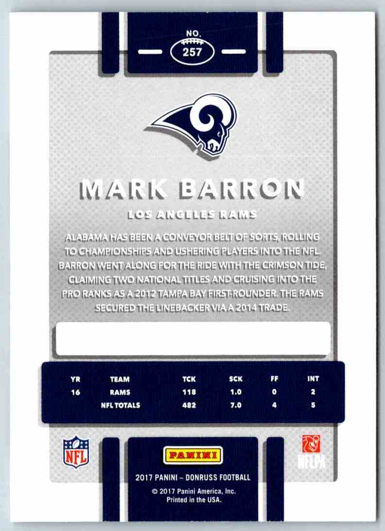 2016 Donruss Mark Barron