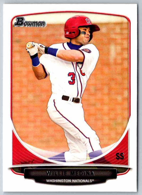 2013 Bowman Willie Medina #BDPP129