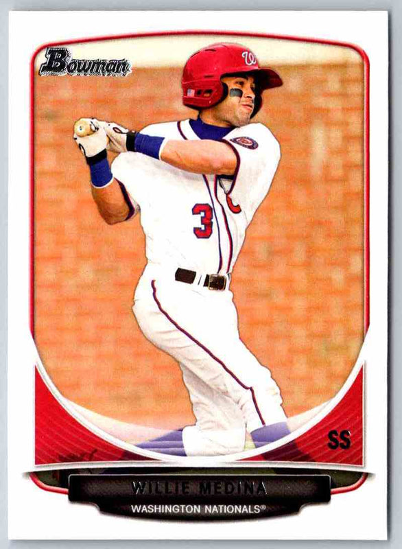 2013 Bowman Willie Medina #BDPP129