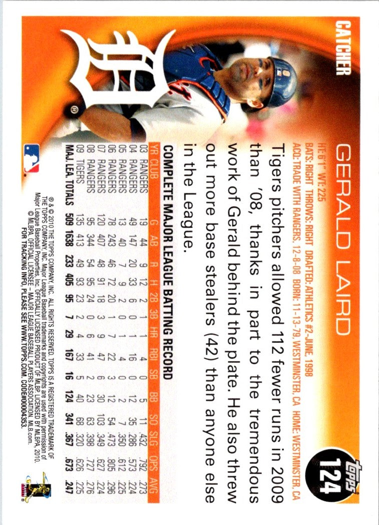 2010 Topps Opening Day Gerald Laird