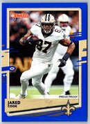 2020 Donruss Press Proof Yellow Jared Cook