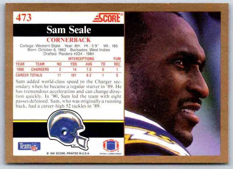 1991 Score Sam Seale