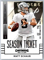 2014 Contenders Matt Schaub #72