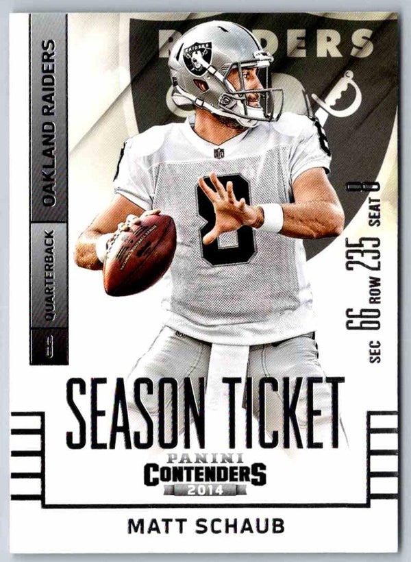 2014 Contenders Matt Schaub #72