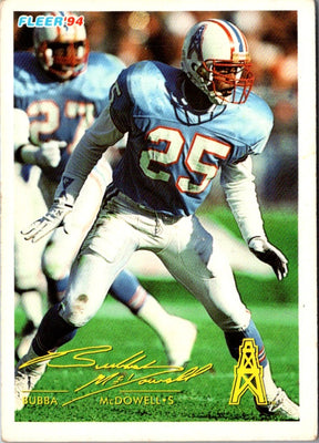 1994 Fleer Bubba McDowell #190