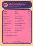 1982 O-Pee-Chee Denis Herron