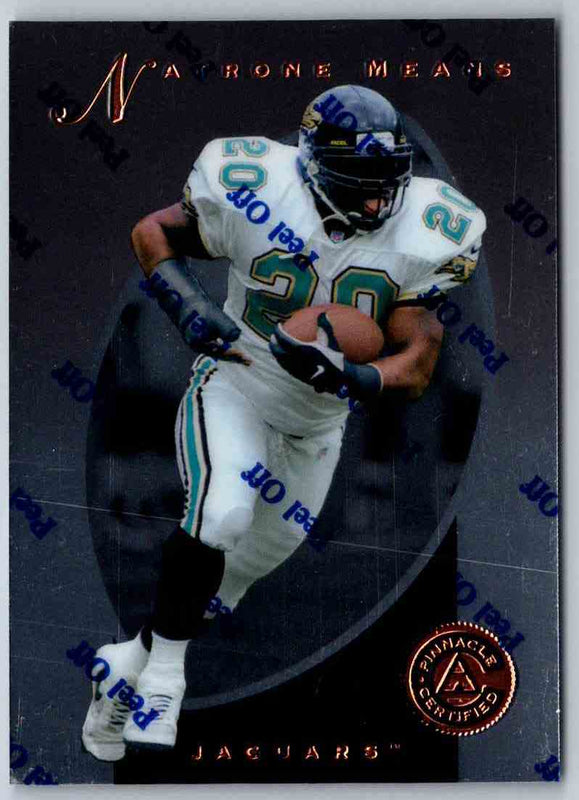 1997 Pinnacle Certified NFL Natrone Means #37