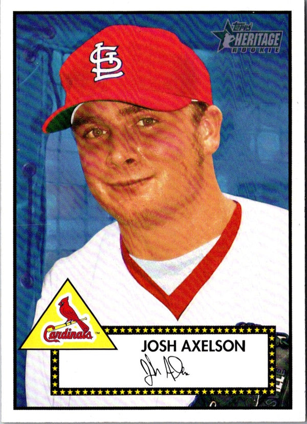 2001 Topps Heritage Josh Axelson #225 Rookie