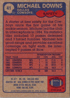 1985 Topps Michael Downs #41