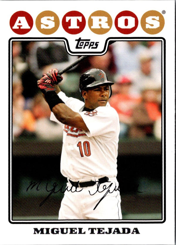 2008 Topps Miguel Tejada #40