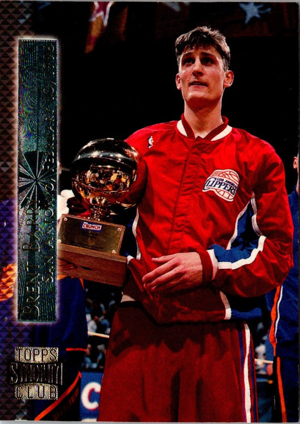 1996 Stadium Club Brent Barry #SM11