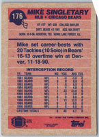 1991 Topps Football Mike Singletary #176