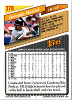 1993 Topps Orlando Merced #378