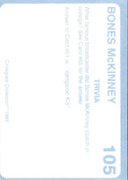 1989 Collegiate Collection North Carolina's Finest Bones McKinney #105