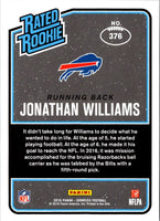 2016 Donruss Jonathan Williams #376 Rookie