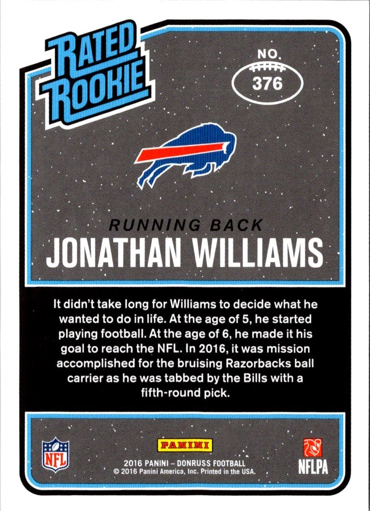 2016 Donruss Jonathan Williams