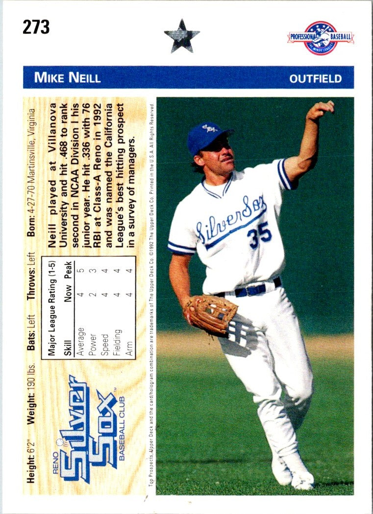 1992 Upper Deck Minors Mike Neill