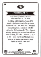 2012 Topps Magic Vernon Davis #67