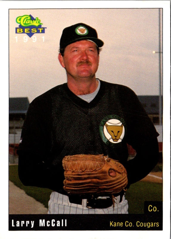 1991 Classic Best Kane County Cougars Larry McCall #27