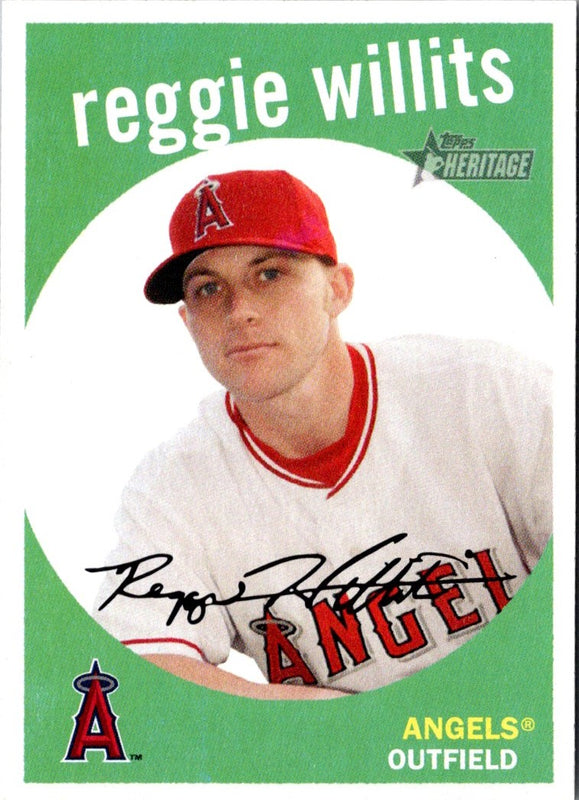2008 Topps Heritage Reggie Willits #153