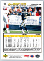 1995 Upper Deck Stan Humphries #63