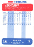 1988 Fleer SuperStars Joe Carter #6