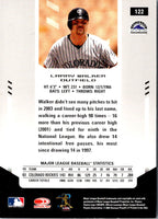 2004 Leaf Certified Materials Larry Walker #122