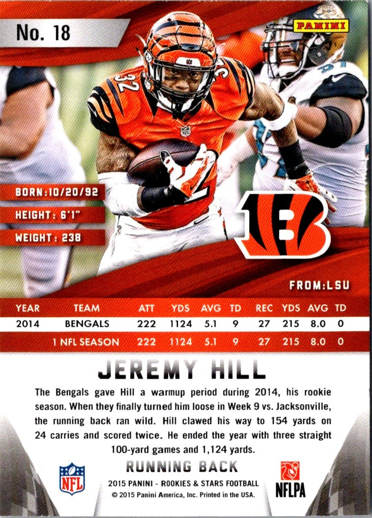 2015 Panini Rookies & Stars Jeremy Hill