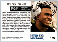 1991 Proset World League Kip Lewis #100