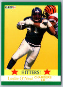 1991 Fleer Leslie O'Neal