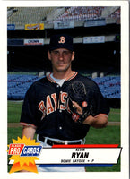 1992 Fleer ProCards Kevin Ryan #1805