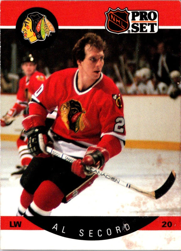 1990 Pro Set Al Secord #60A