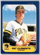 1986 Fleer Pat Clements