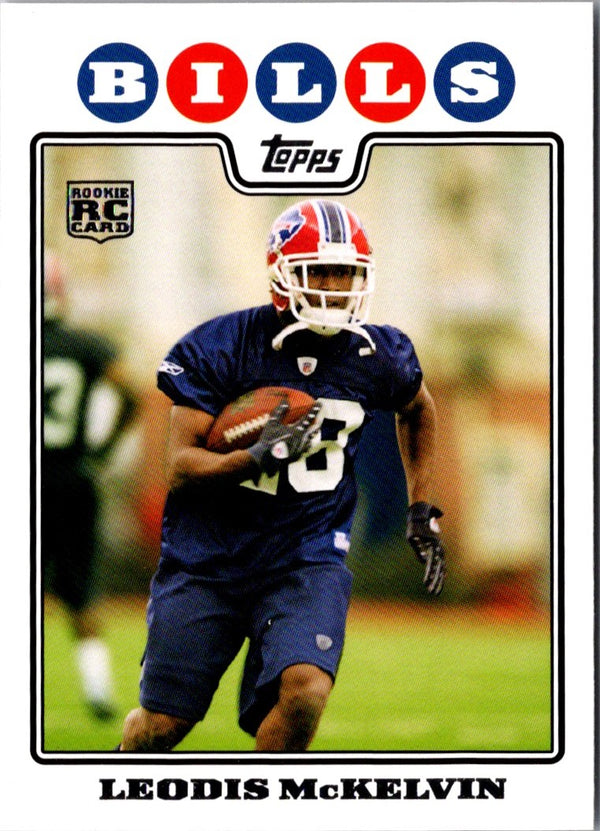 2008 Topps Leodis McKelvin #427 Rookie