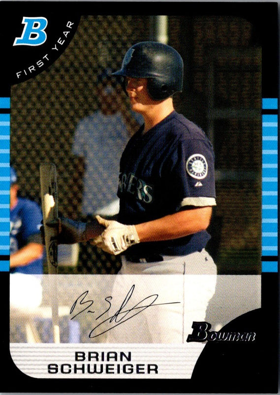 2005 Bowman Brian Schweiger #239 Rookie