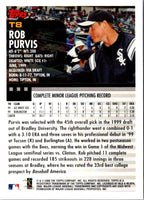 2000 Topps Traded & Rookies Rob Purvis #T8
