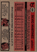 1981 Topps Silvio Martinez
