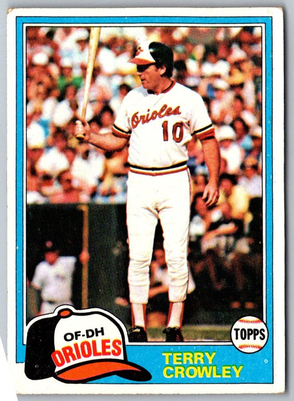 1981 Topps Terry Crowley #543