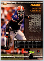 1995 Pro Line Kevin Carter #124 Rookie