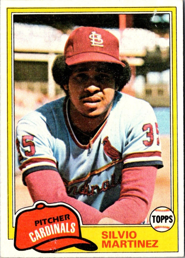 1981 Topps Silvio Martinez #586