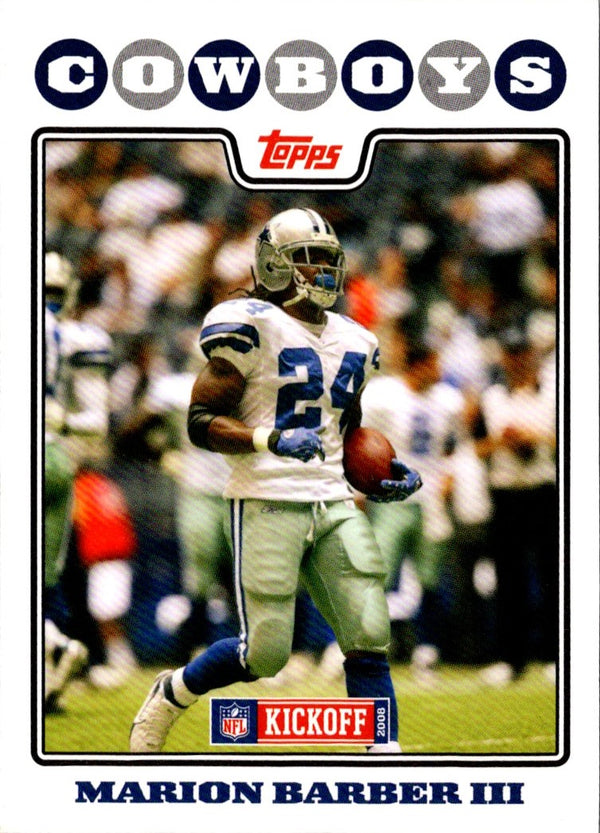 2008 Topps Kickoff Marion Barber #115