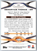 1991 Bowman BestFootball Demaryius Thomas #99