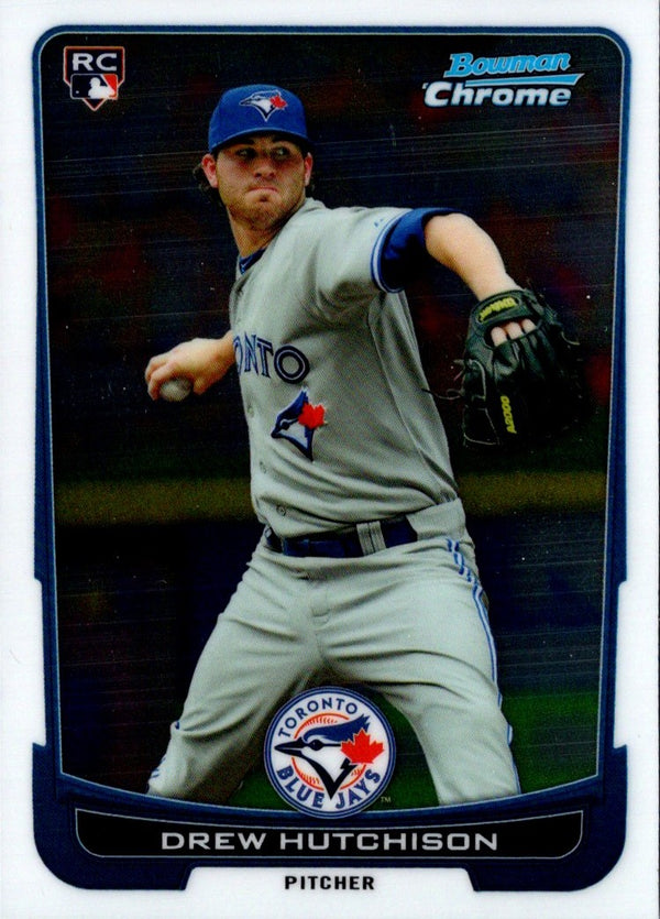 2012 Bowman Chrome Drew Hutchison #81 Rookie