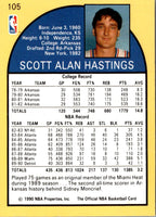 1990 Hoops Scott Hastings #105