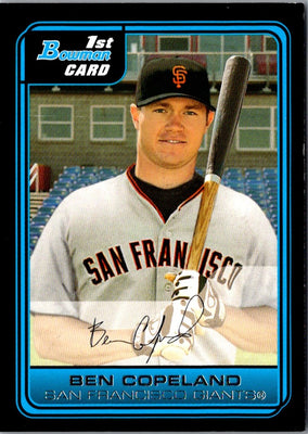 2006 Bowman Prospects Ben Copeland #B5