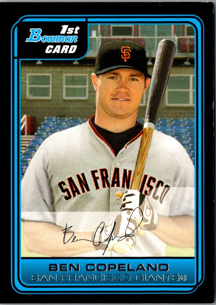 2006 Bowman Prospects Ben Copeland