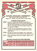 1981 Donruss Rafael Landestoy