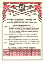 1981 Donruss Rafael Landestoy #19