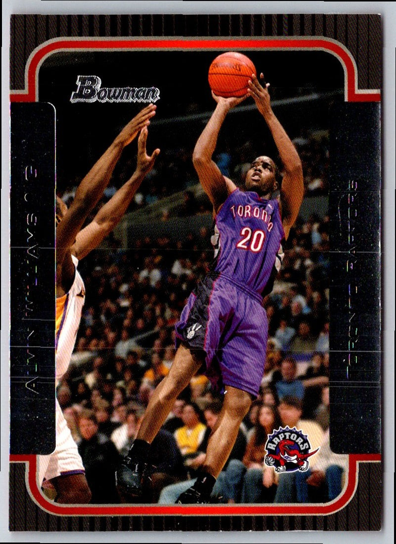 2003 Bowman Gold Alvin Williams