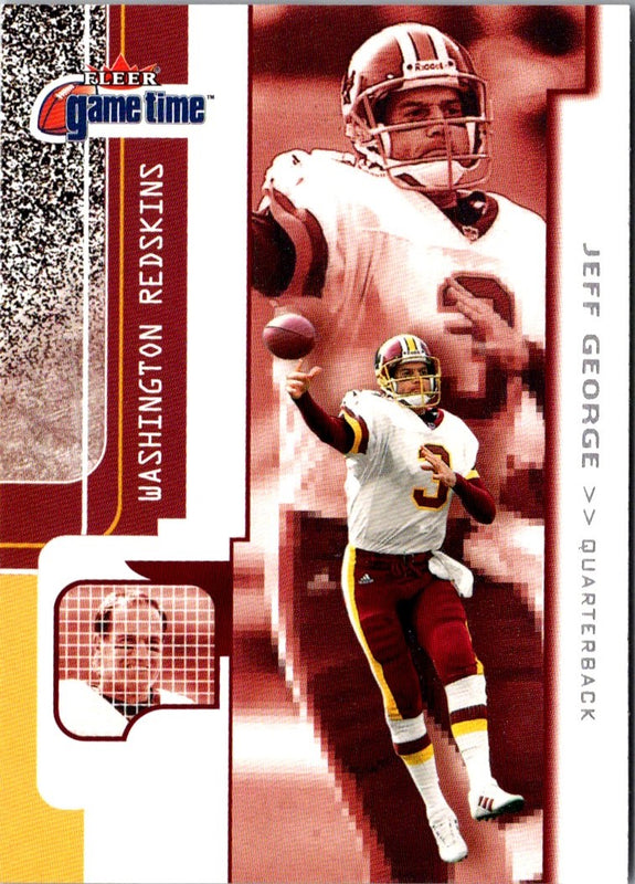 2001 Fleer Game Time Jeff George #9